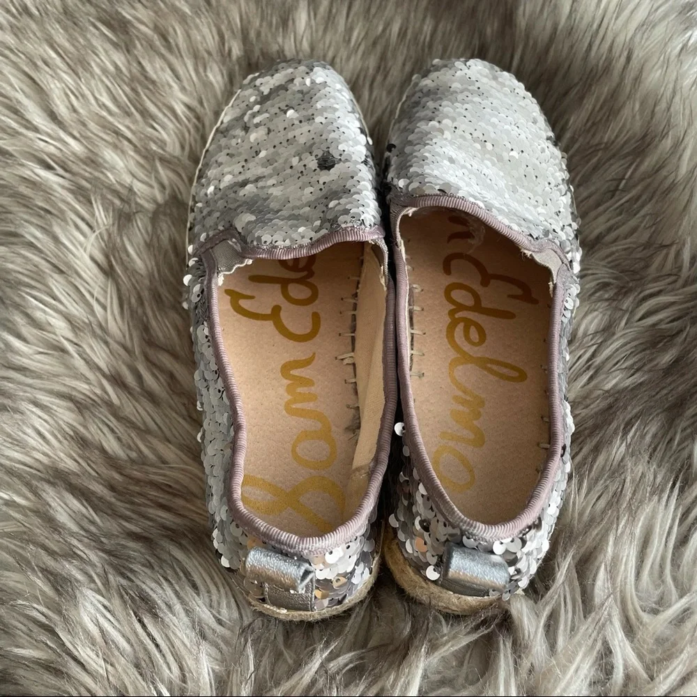 Sam Edelman Women's Carrin Platform Sequins Espadrilles Sneaker